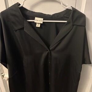 Ava & Viv Classic Black Blouse